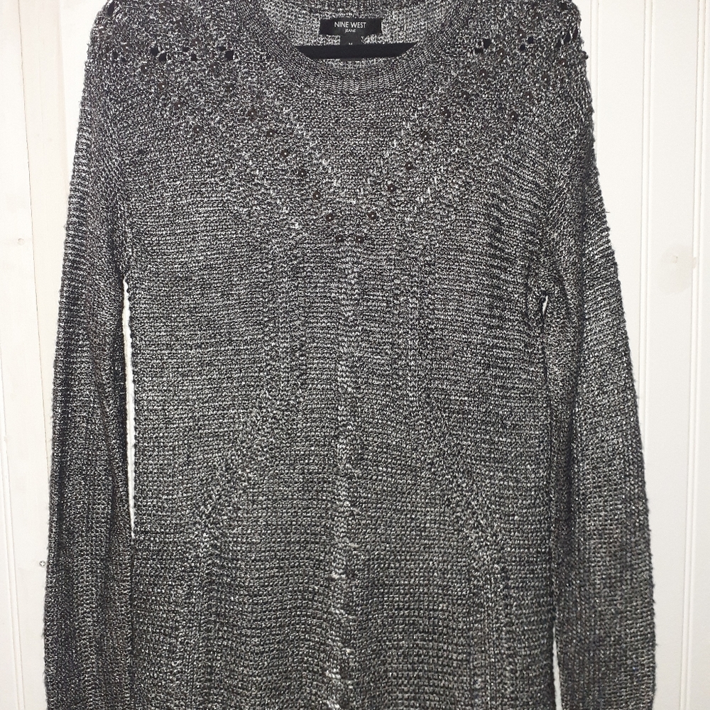 Soft Knit Mesh Sweater by Nine West